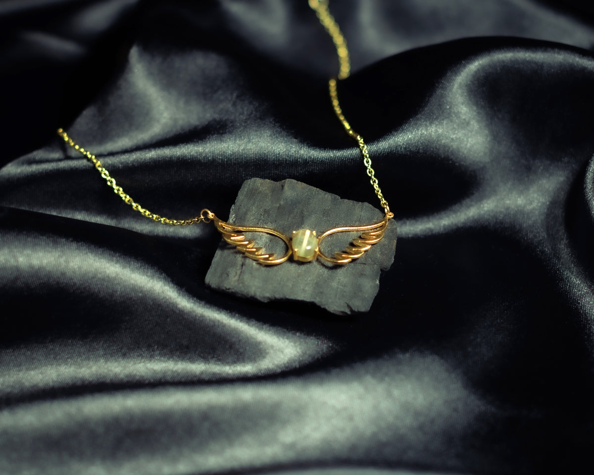 Celestial Labradorite Wing Necklace - EVM_N0038
