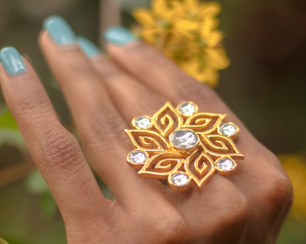 Royal Heritage Kundan Ring - EVM_R0018