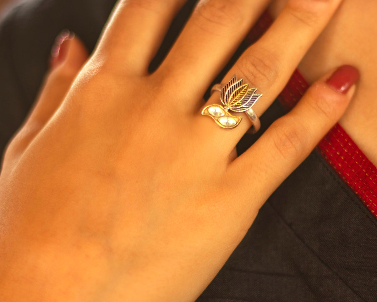 Timeless Lotus Ring  - EVM_R0026